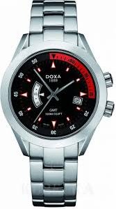 Doxa GMT+luneta (červená) pánske hodinky