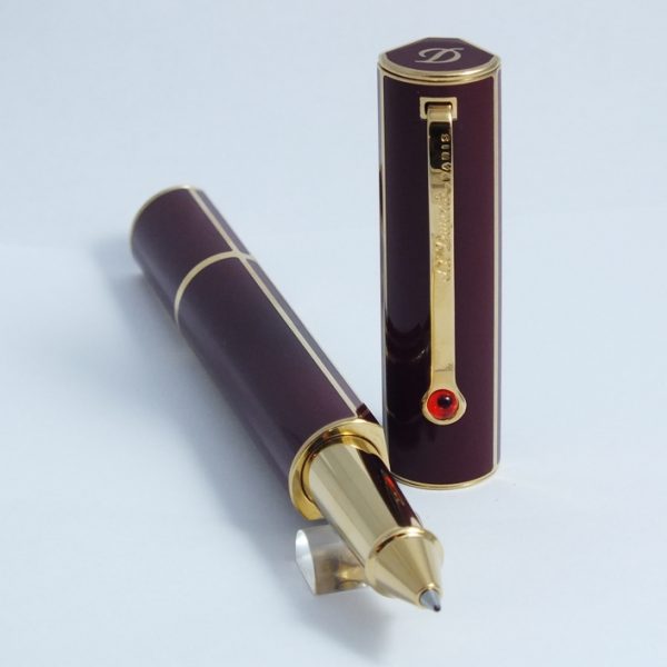 ST Dupont Roller pero Lotus Red and Gold